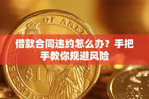 北京借款合同违约怎么办？手把手教你规避风险
