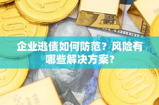北京企业逃债如何防范？风险有哪些解决方案？