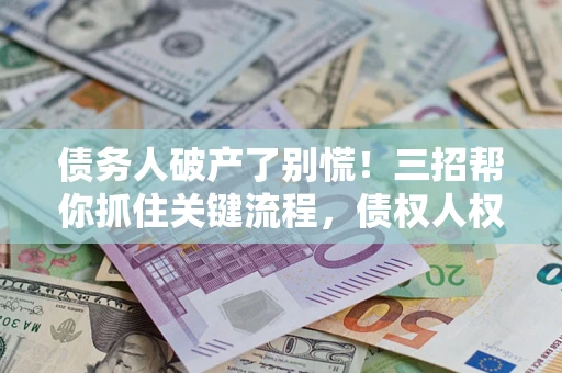 北京债务人破产了别慌！三招帮你抓住关键流程，债权人权益不再缩水
