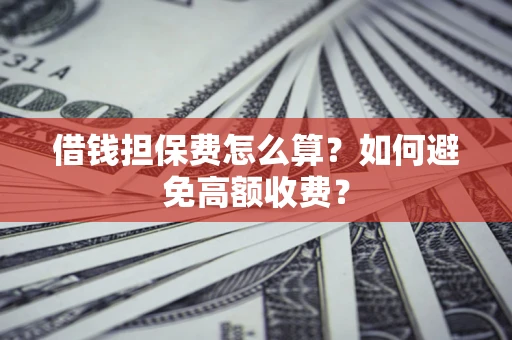 北京借钱担保费怎么算？如何避免高额收费？